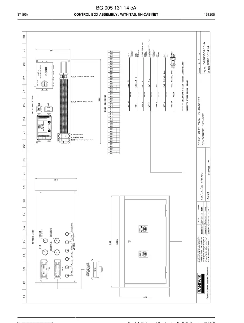 81830219 818 302 19 Resistor - Sandvik Technical Drawing