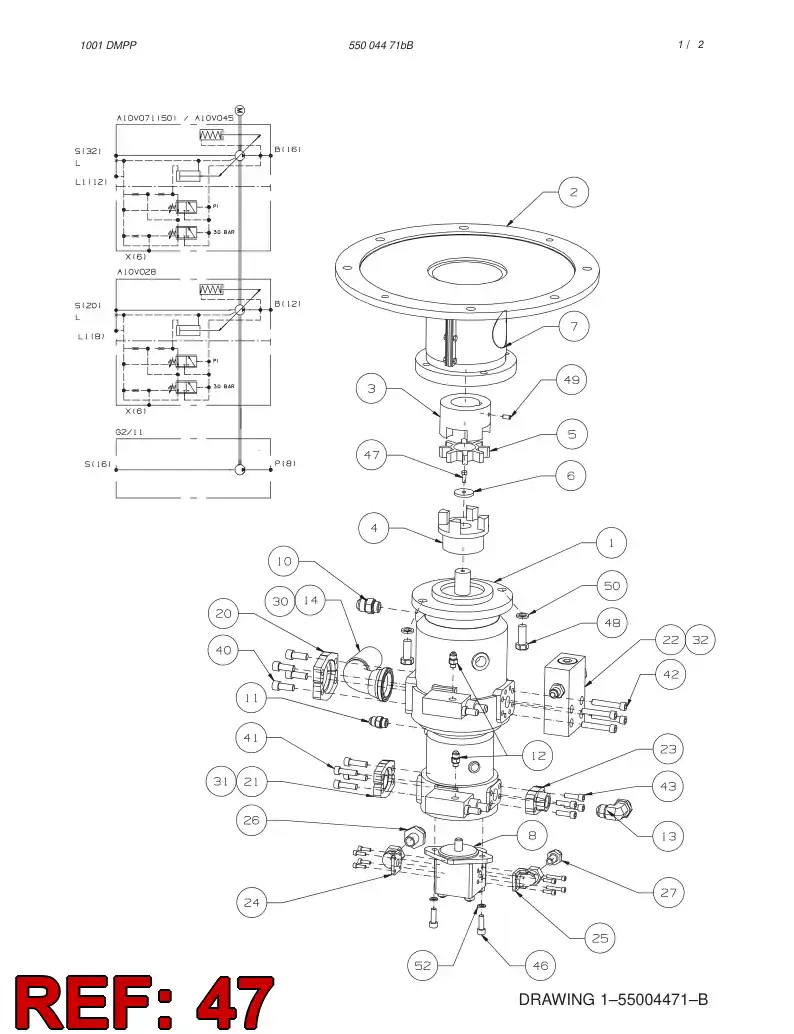 81843429 818 434 29 HEXAGON HEAD SCREW (FULL THREAD) - Sandvik Technical Drawing