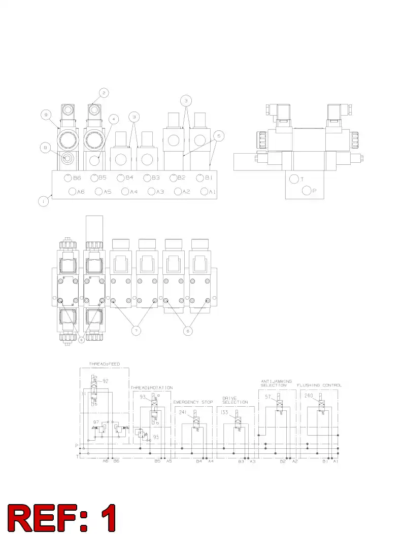 81866129 818 661 29 Plate, Base - Sandvik Technical Drawing