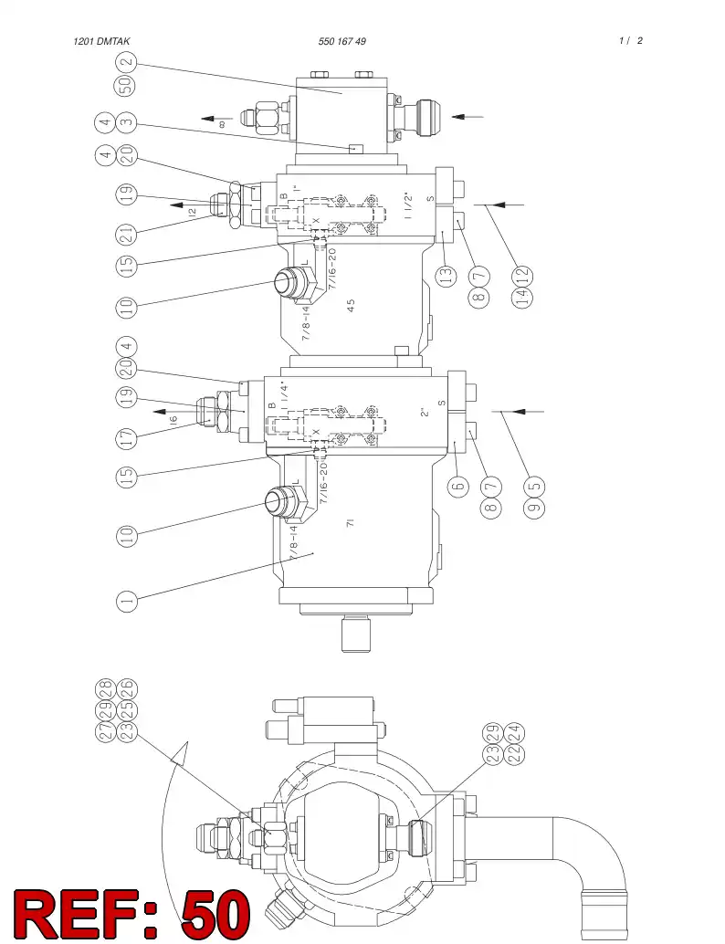 81896239 818 962 39 SEAL KIT - Sandvik Technical Drawing