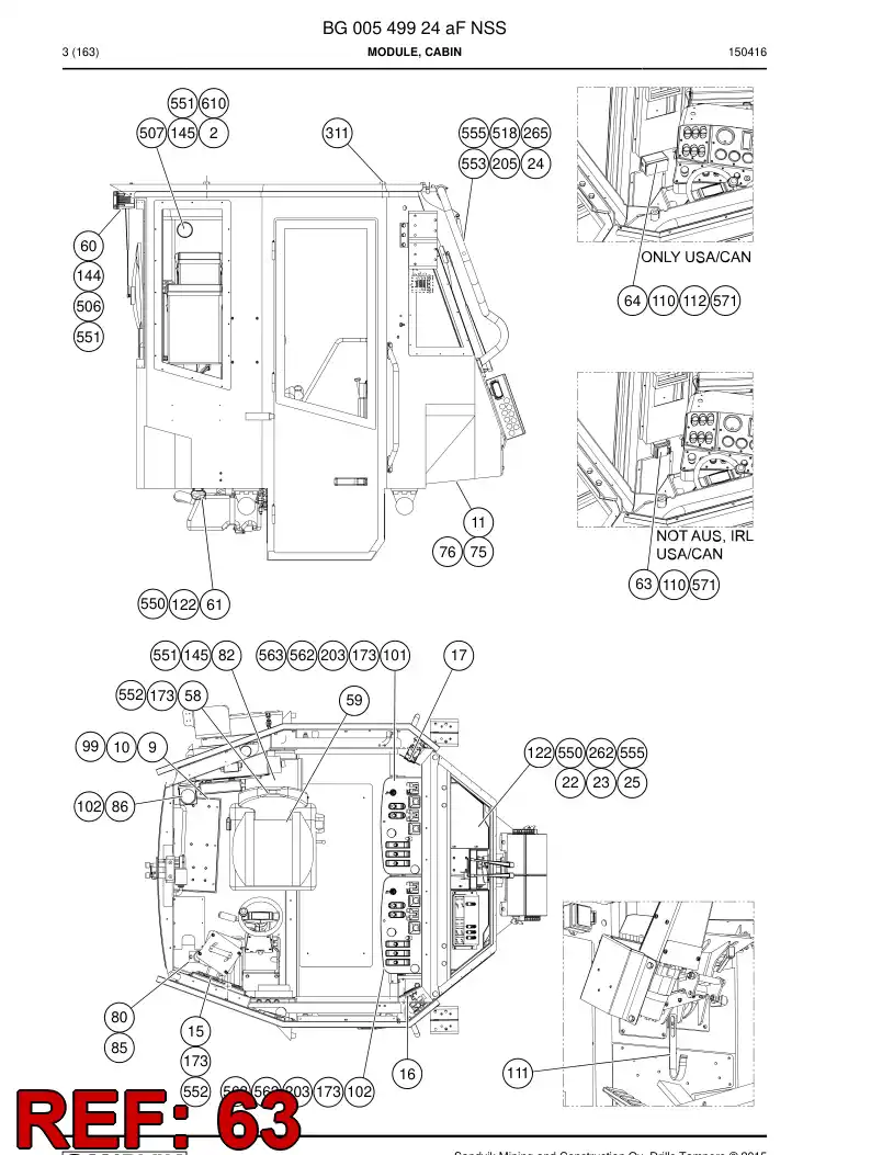 81917499 819 174 99 SOQUETE - Sandvik Technical Drawing