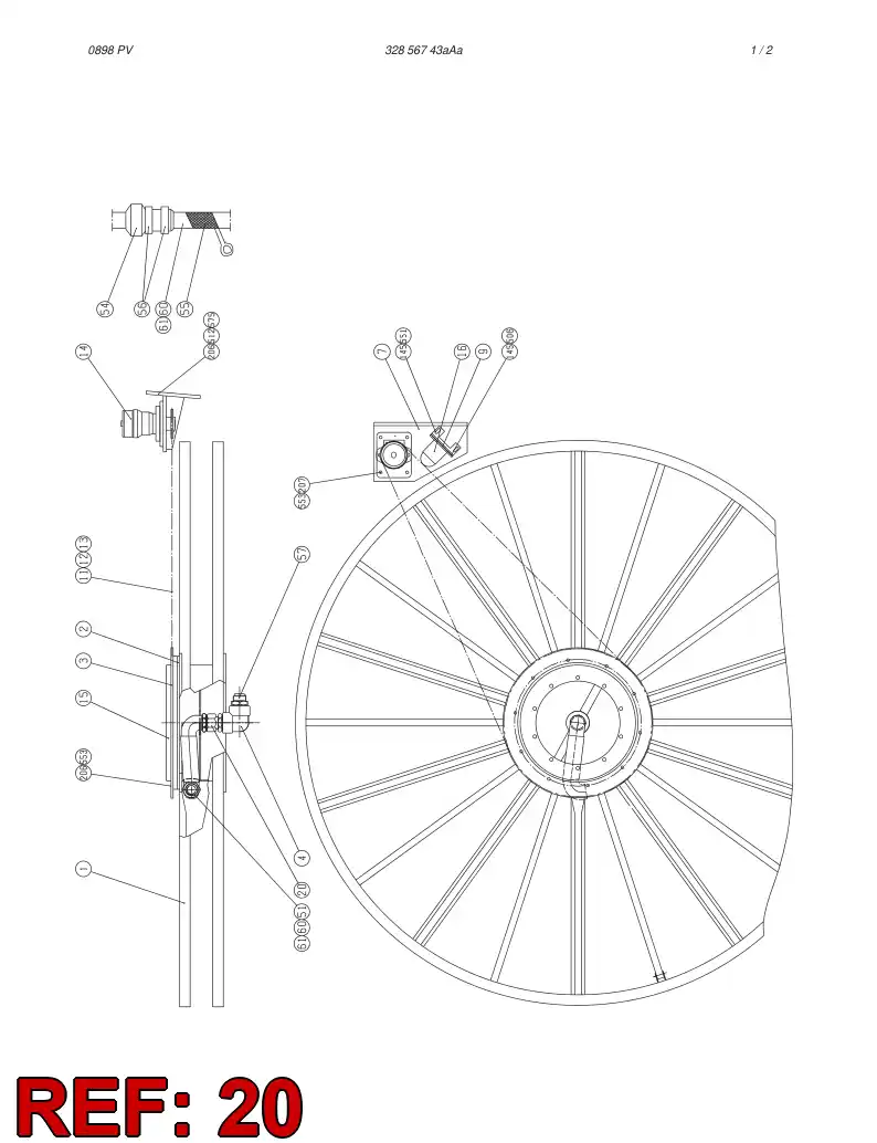 81948489 819 484 89 Adapter (hydraulic) - Sandvik Technical Drawing