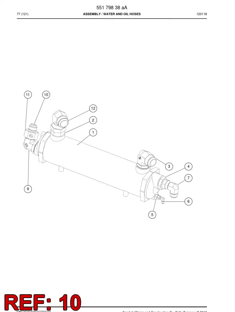819 562 39a Reducer, Tube End - drawing