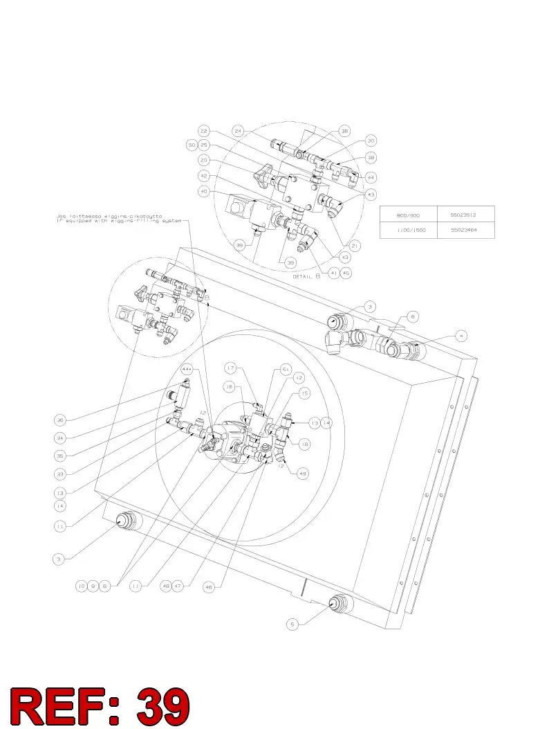 81956369 819 563 69 CROSS ADAPTER - Sandvik Technical Drawing