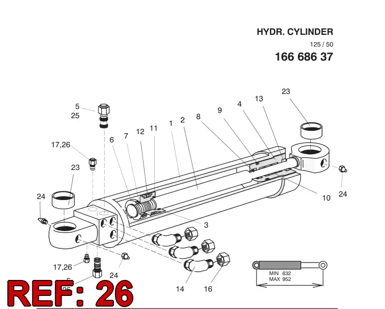 81959269 819 592 69 SEAL KIT FOR PARTS 8 AND 9 - Sandvik Technical Drawing