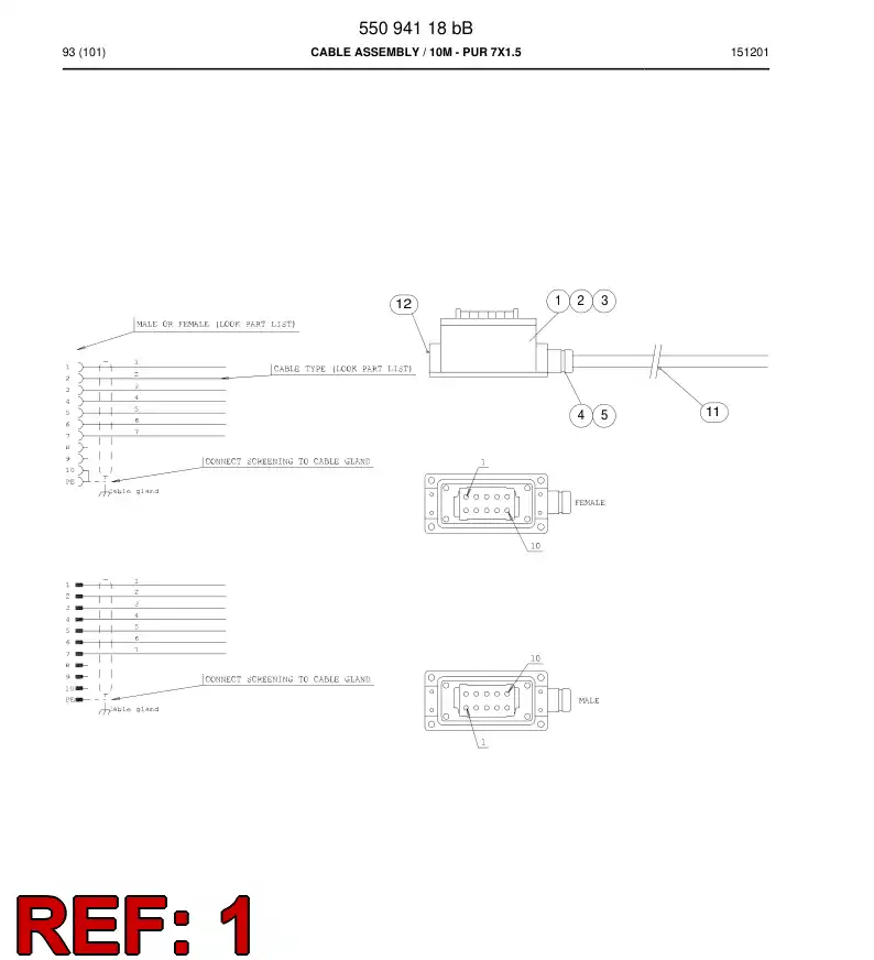 81962109 819 621 09 MANY POLES CLIP CASE - Sandvik Technical Drawing