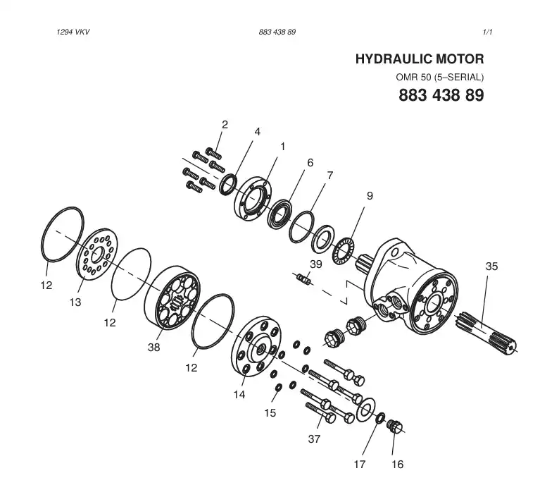 81972669 819 726 69 SEAL KIT - Sandvik Technical Drawing
