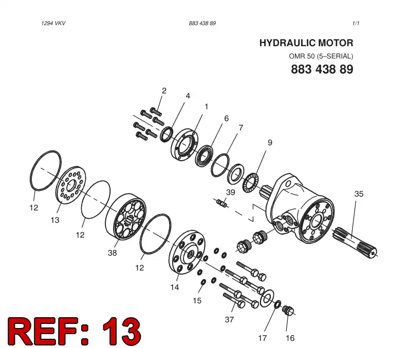 81974709 819 747 09 Plate, Distributor - Sandvik Technical Drawing