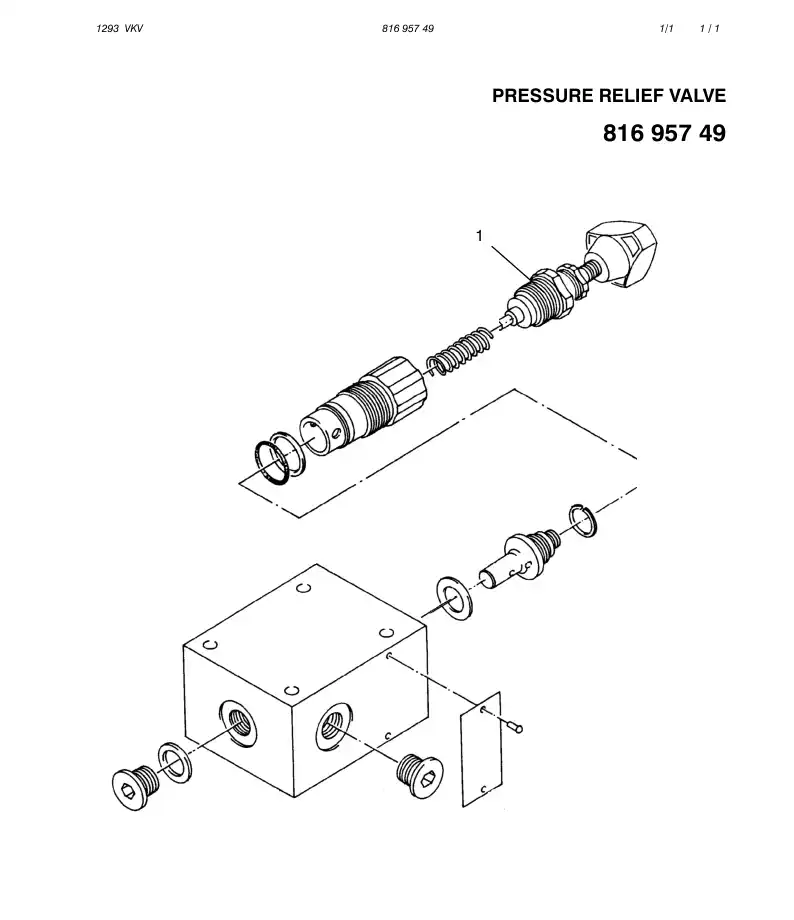 82216259 822 162 59 SEAL KIT - Sandvik Technical Drawing