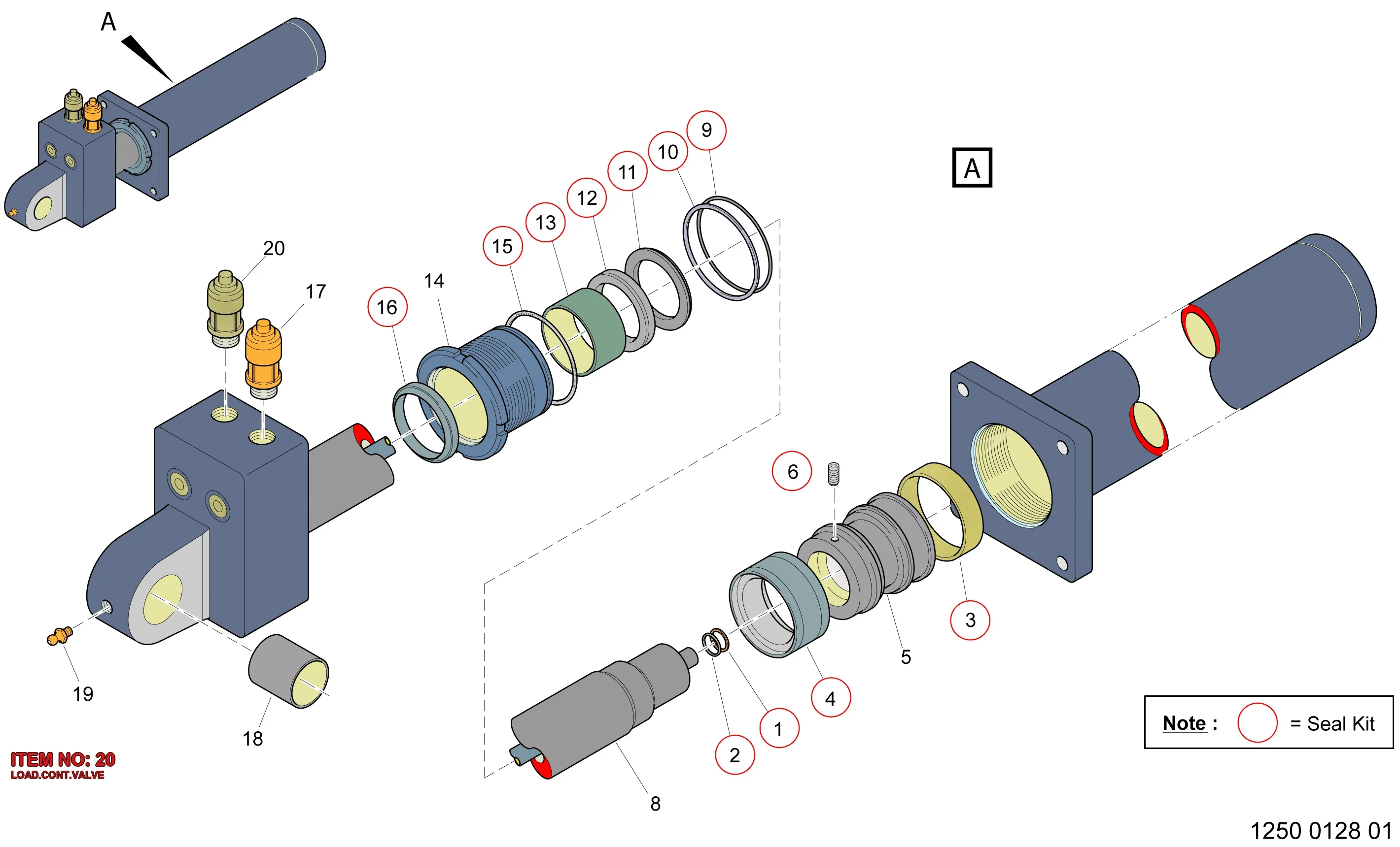 8231 1203 61 LOAD.CONT.VALVE - Technical Drawing