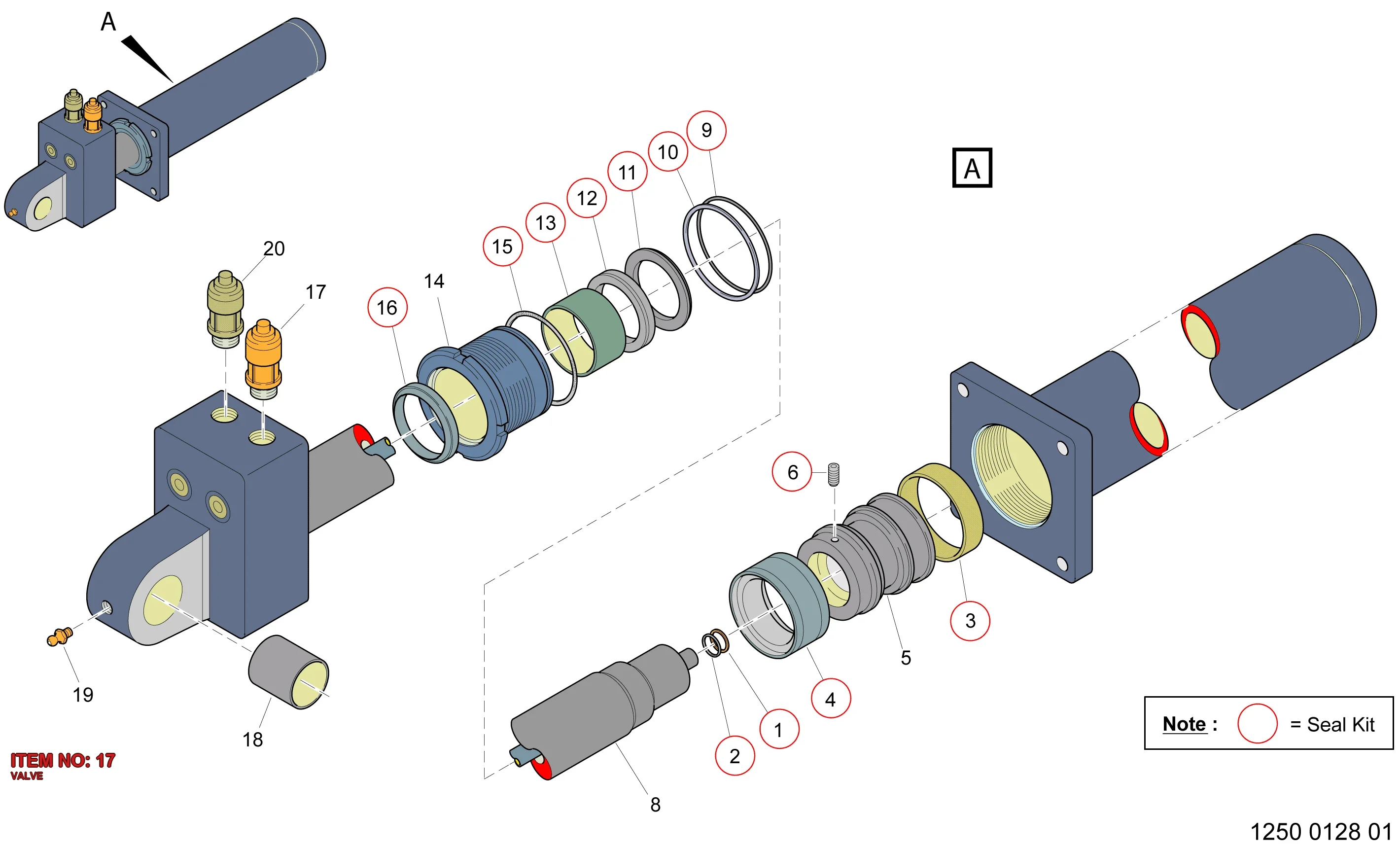8231 1203 63 VALVE - Technical Drawing