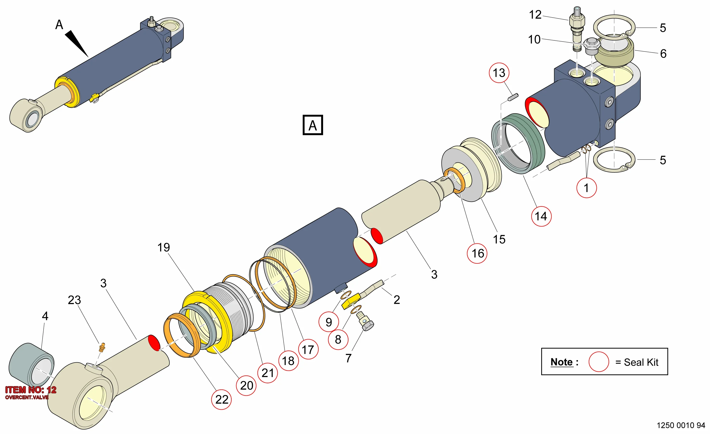 8231 1203 67 OVERCENT.VALVE - Technical Drawing