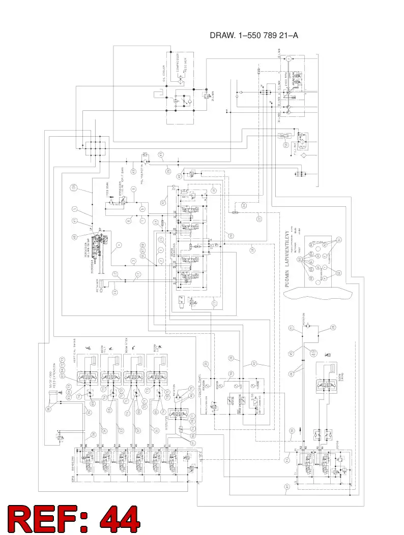 82425639 824 256 39 HYDR.HOSE ASSEMBLY - Sandvik Technical Drawing