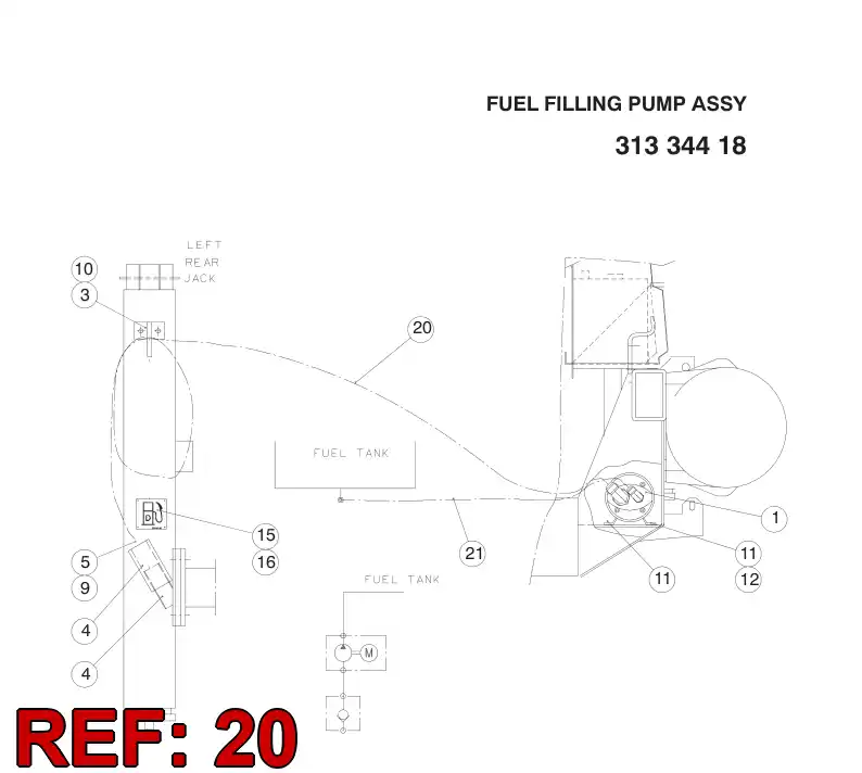 82429679 824 296 79 HYDR.HOSE ASSEMBLY - Sandvik Technical Drawing