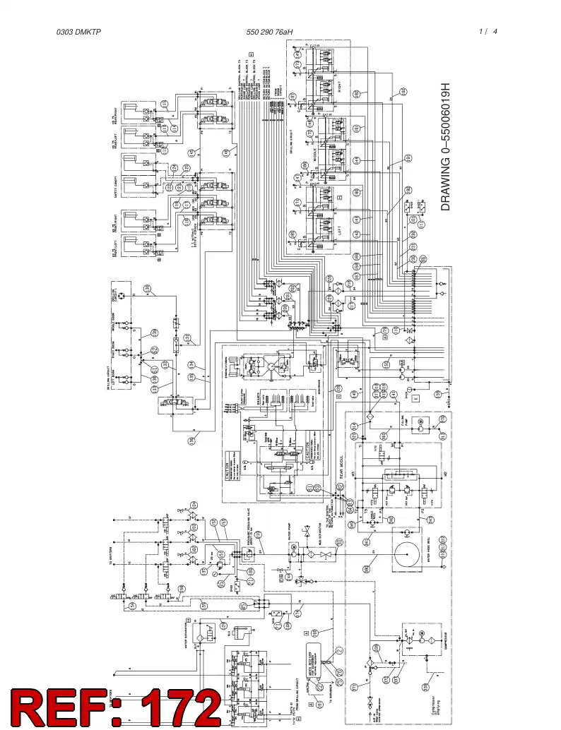 82457509 824 575 09 HOSE ASSY - Sandvik Technical Drawing