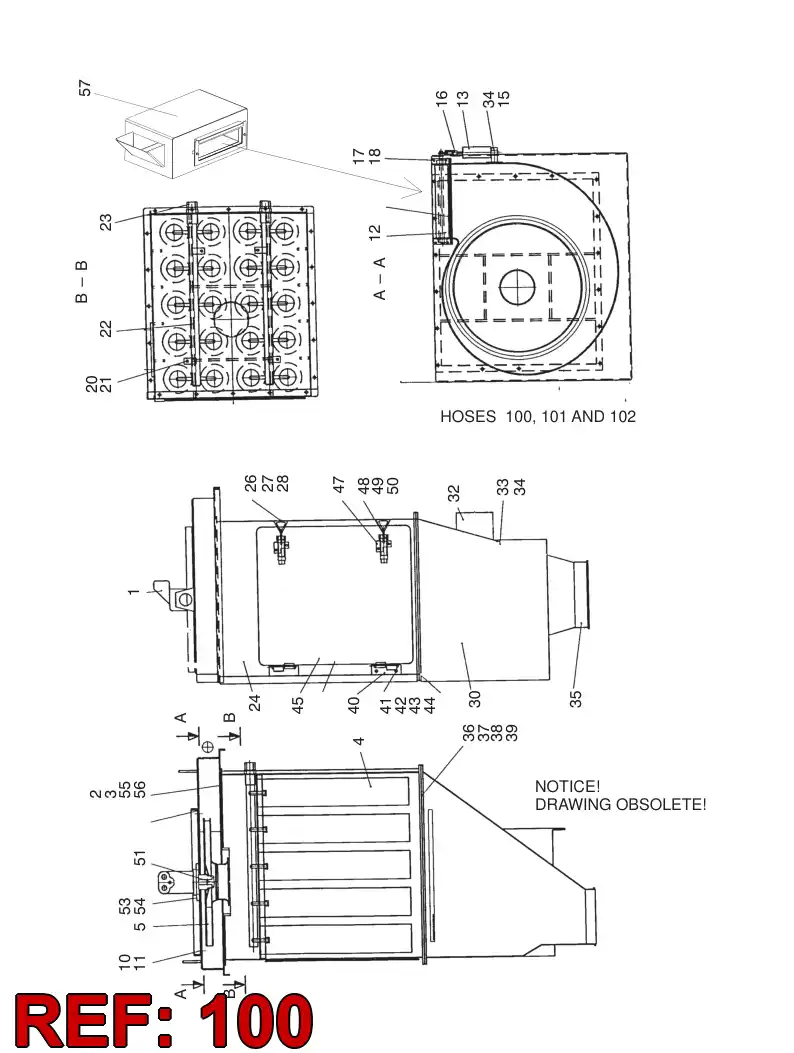 82463349 824 633 49 HOSE ASSY - Sandvik Technical Drawing