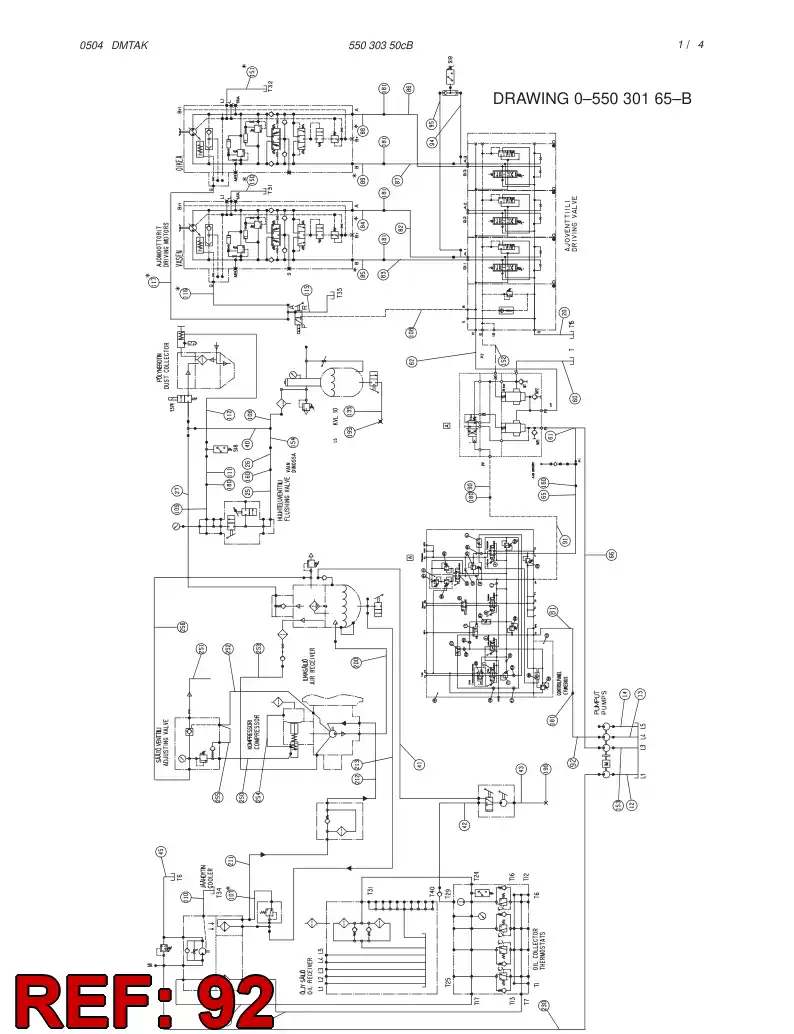 82467129 824 671 29 HOSE ASSY - Sandvik Technical Drawing