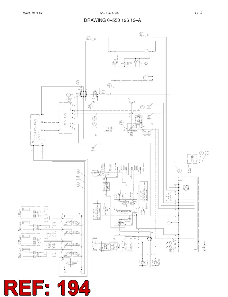 82467799 824 677 99 HOSE ASSY - Sandvik Technical Drawing