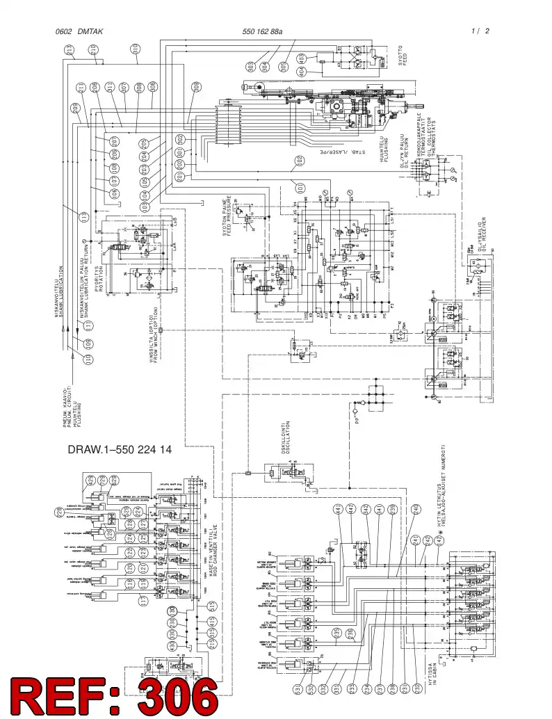 82468829 824 688 29 HOSE ASSY - Sandvik Technical Drawing