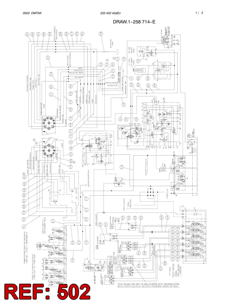 82490709 824 907 09 HOSE ASSY - Sandvik Technical Drawing