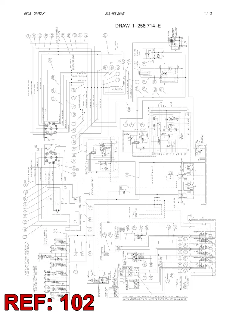 82492299 824 922 99 HOSE ASSY - Sandvik Technical Drawing