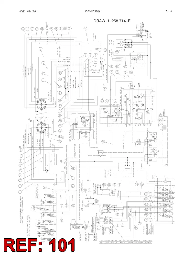 82492449 824 924 49 HOSE ASSY - Sandvik Technical Drawing