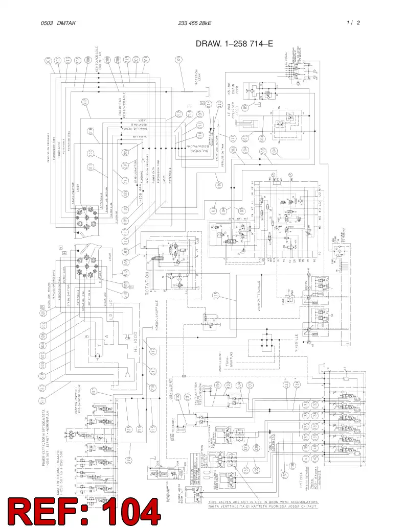 82492579 824 925 79 HOSE ASSY - Sandvik Technical Drawing