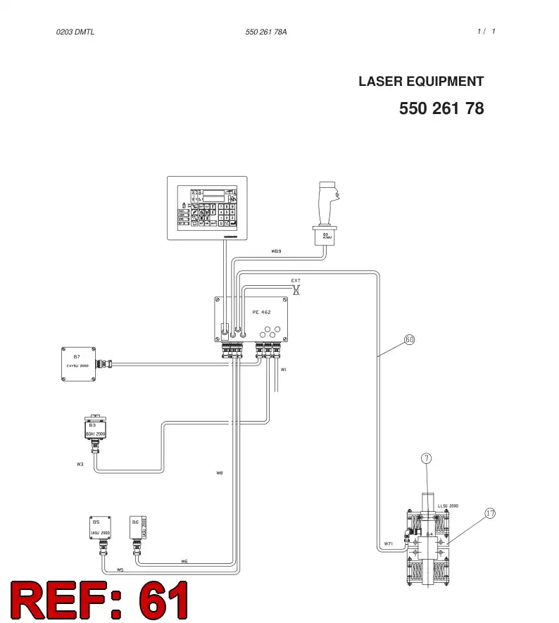 82605609 826 056 09 HYDR.HOSE ASSEMBLY - Sandvik Technical Drawing