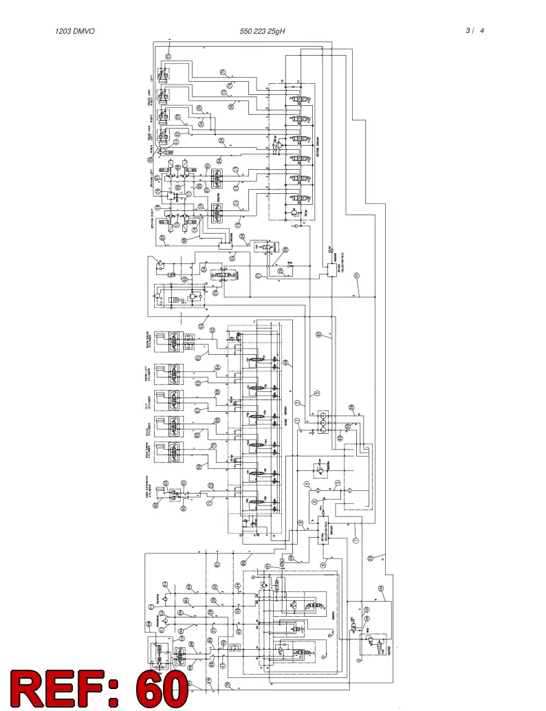 82634009 826 340 09 HYDRAULIC HOSE ASSEMBLY - Sandvik Technical Drawing
