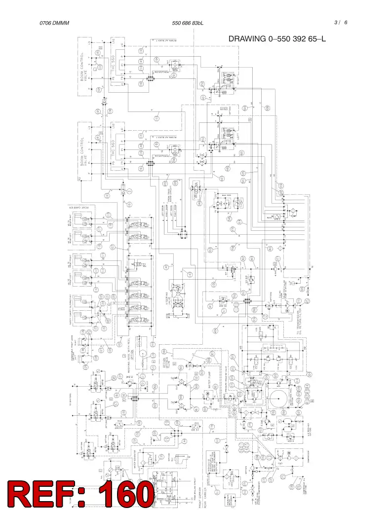 82634419 826 344 19 HYDRAULIC HOSE ASSEMBLY - Sandvik Technical Drawing