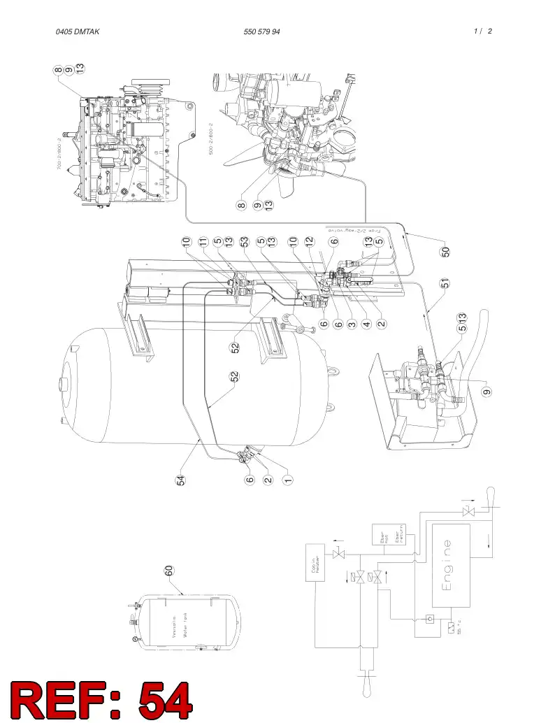 82636309 826 363 09 HYDRAULIC HOSE ASSEMBLY - Sandvik Technical Drawing