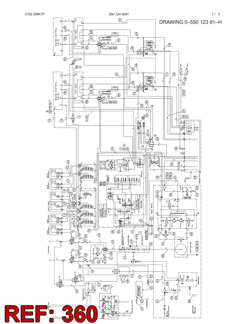 82643719 826 437 19 HOSE ASSY - Sandvik Technical Drawing