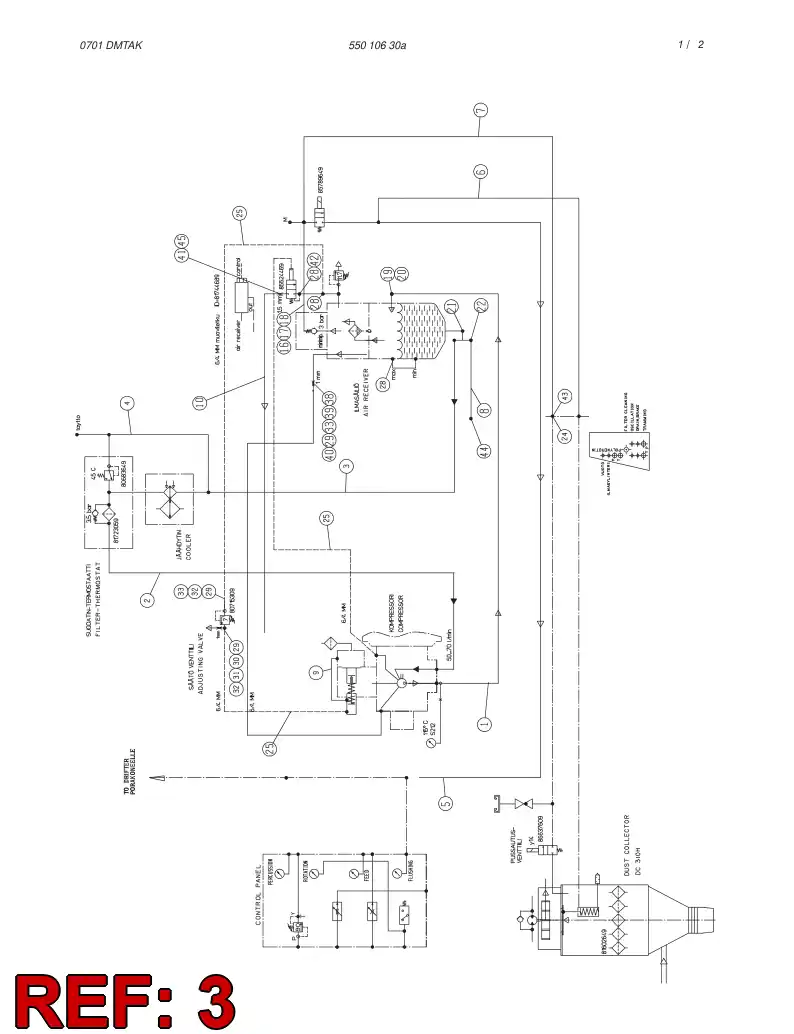 82643979 826 439 79 HOSE ASSY - Sandvik Technical Drawing