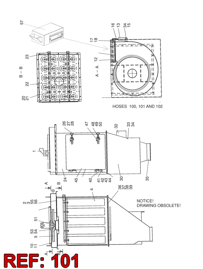 82644039 826 440 39 HYDRAULIC HOSE ASSEMBLY - Sandvik Technical Drawing