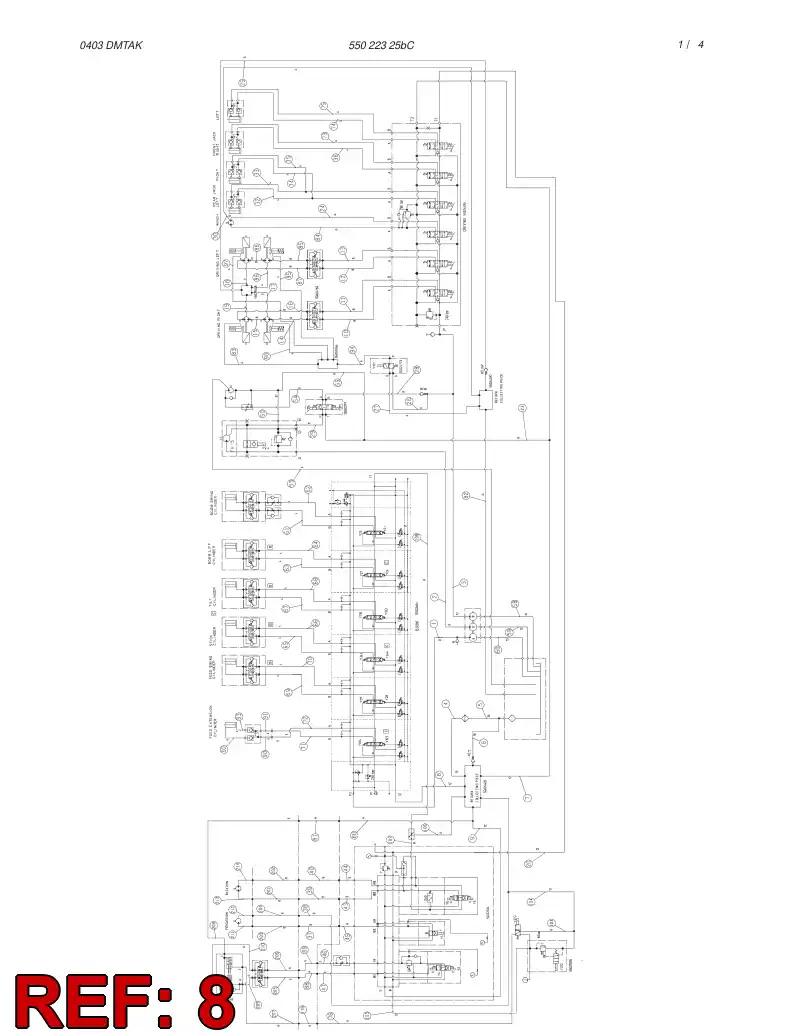 82644729 826 447 29 HYDRAULIC HOSE ASSEMBLY - Sandvik Technical Drawing