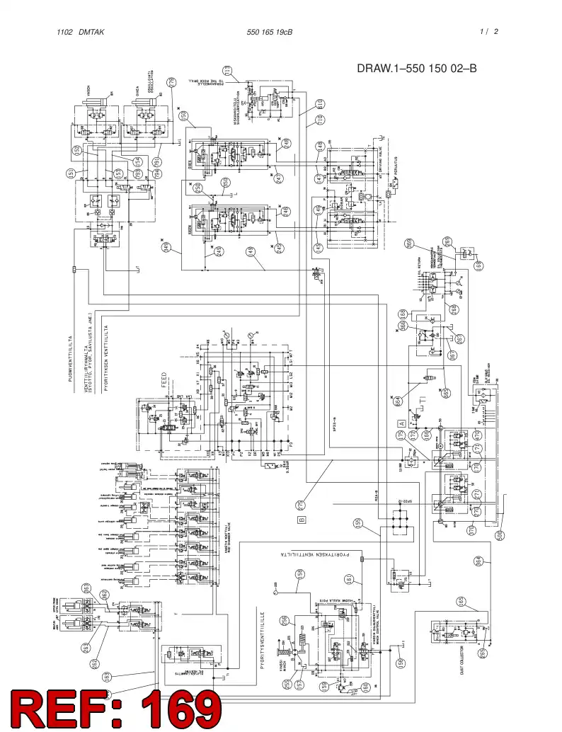 82645999 826 459 99 HYDRAULIC HOSE ASSEMBLY - Sandvik Technical Drawing