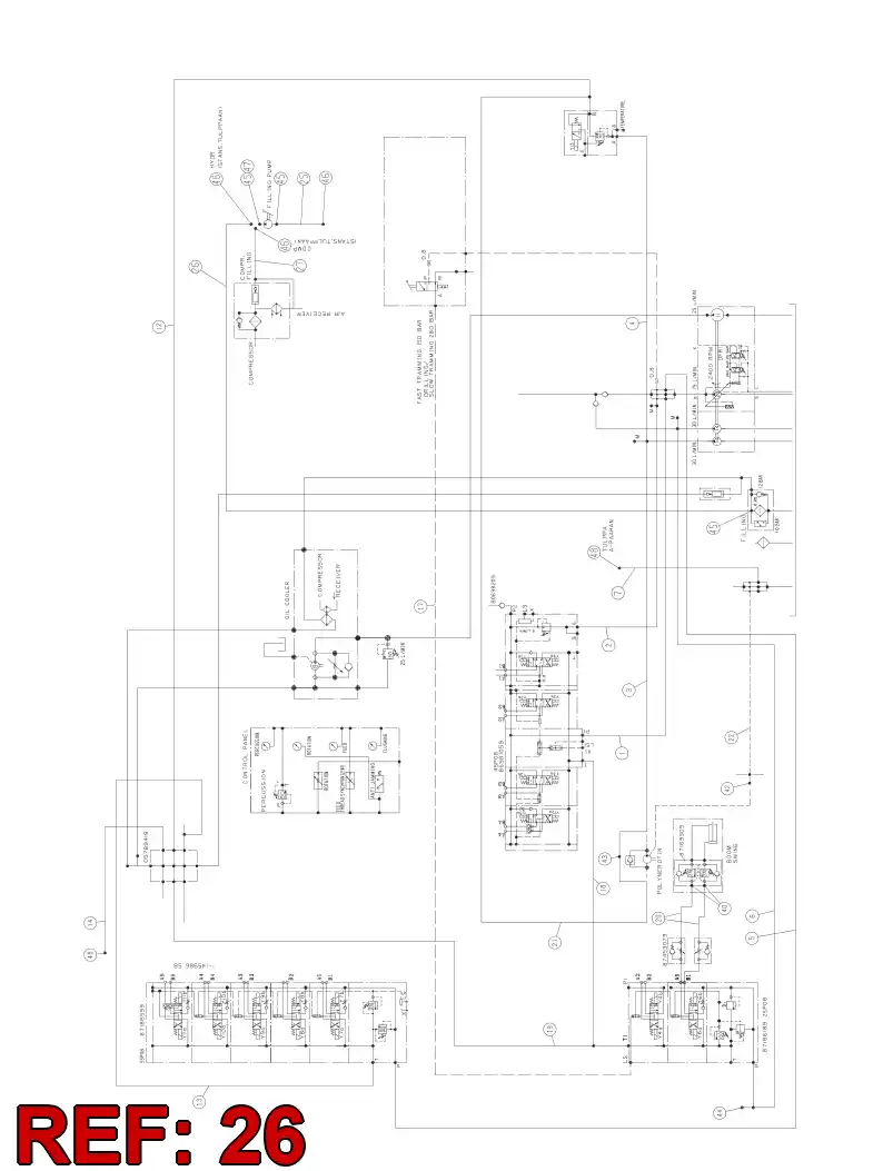 82647509 826 475 09 HYDRAULIC HOSE ASSEMBLY - Sandvik Technical Drawing
