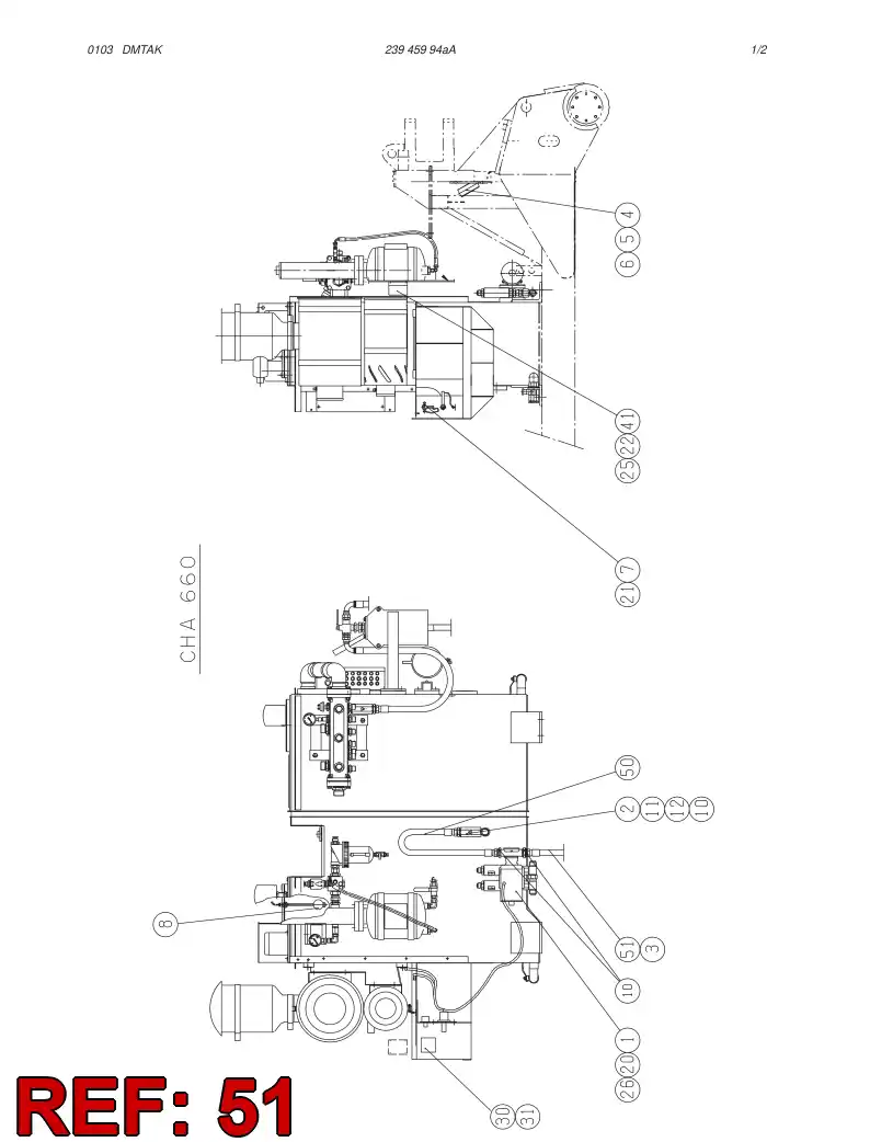 82648489 826 484 89 HOSE ASSY - Sandvik Technical Drawing