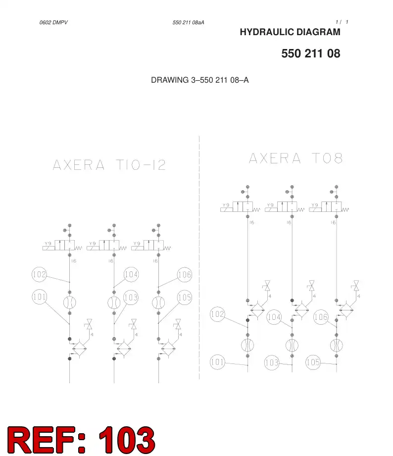 82671119 826 711 19 HOSE ASSY - Sandvik Technical Drawing