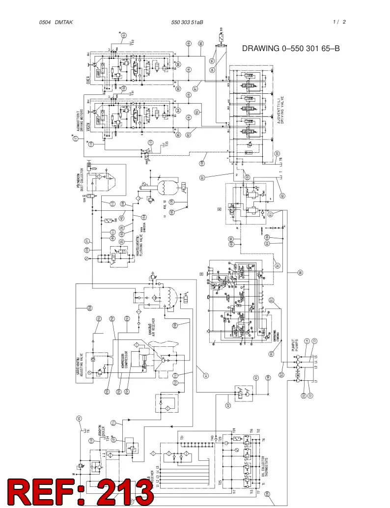 82671659 826 716 59 HOSE ASSY - Sandvik Technical Drawing