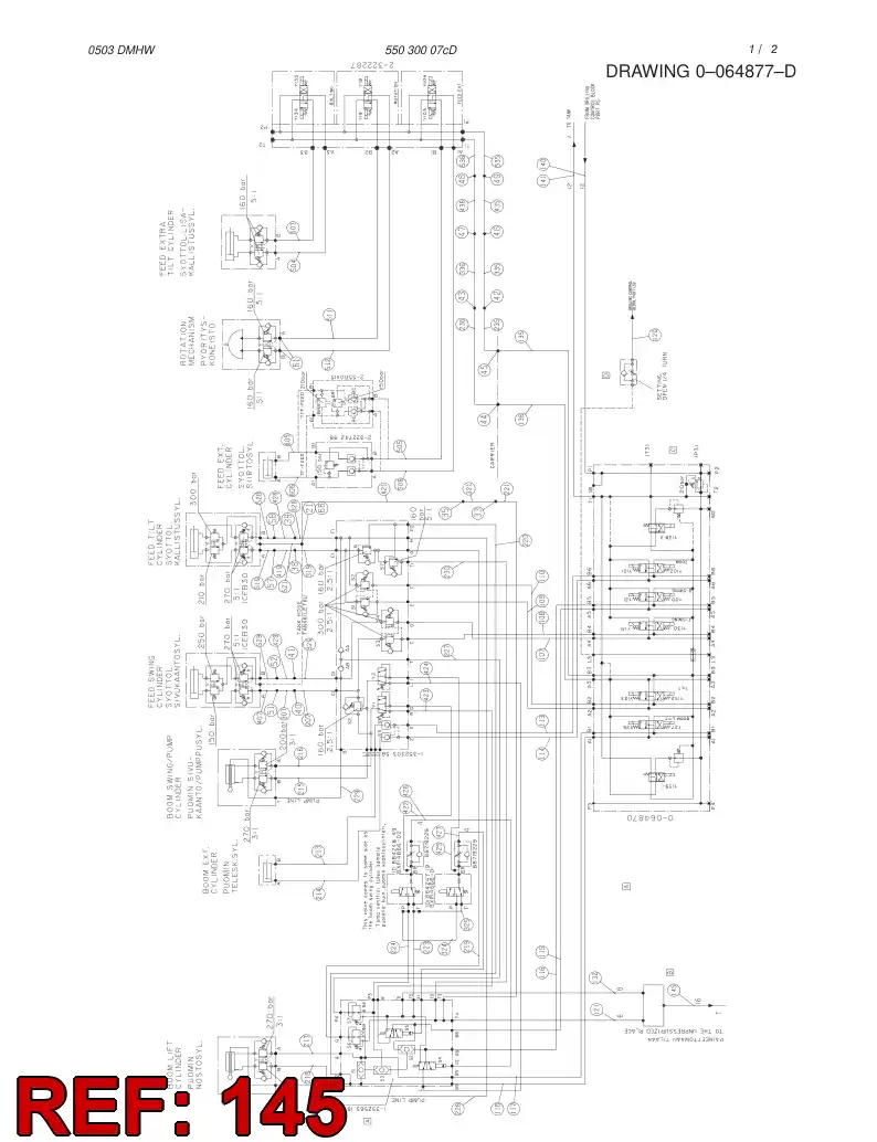 82671939 826 719 39 HOSE ASSY - Sandvik Technical Drawing