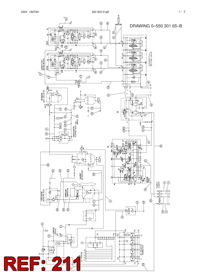 82672539 826 725 39 HOSE ASSY - Sandvik Technical Drawing