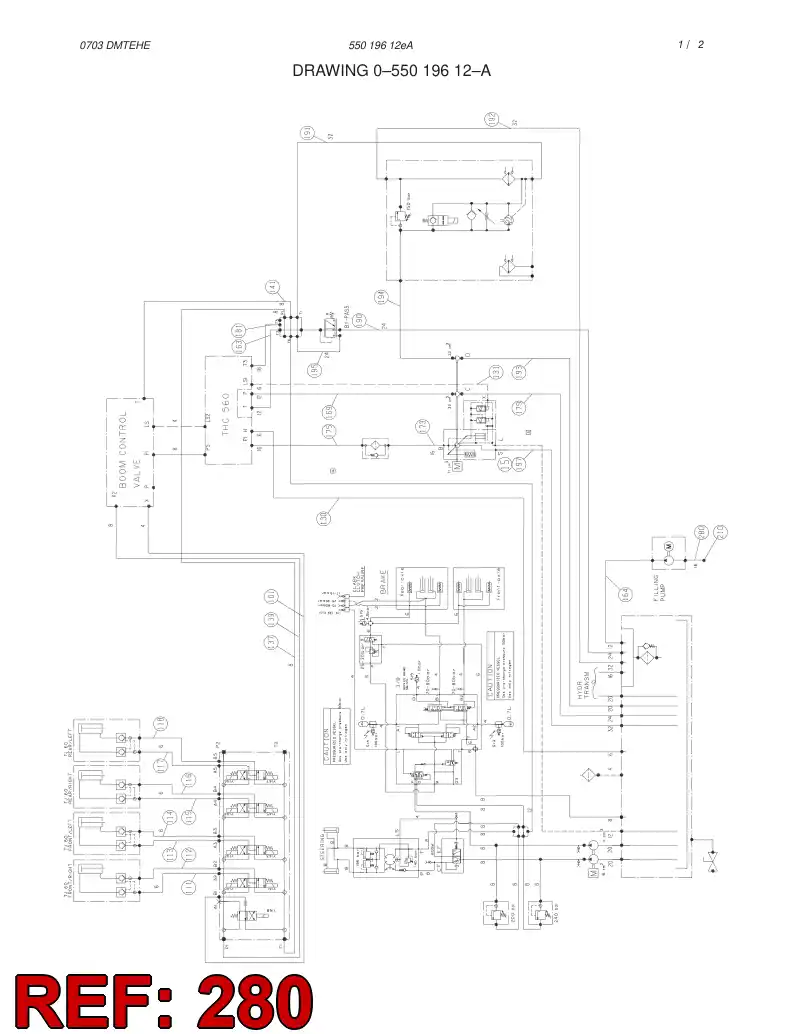 82673399 826 733 99 HOSE ASSY - Sandvik Technical Drawing
