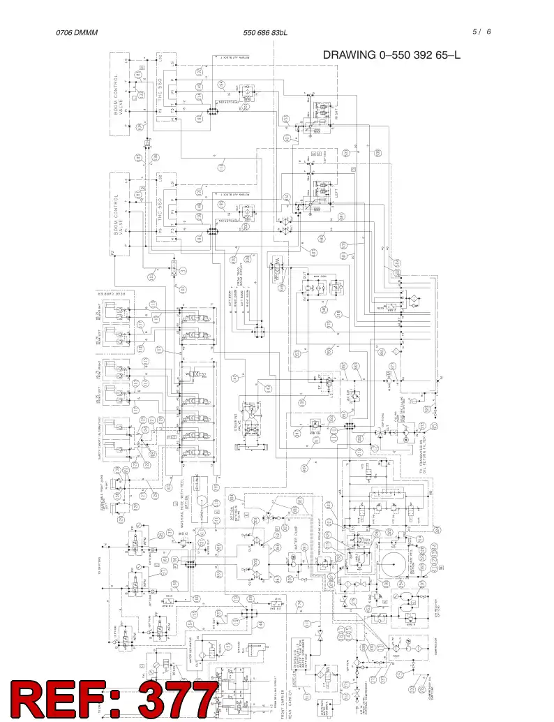 82674309 826 743 09 HYDRAULIC HOSE ASSEMBLY - Sandvik Technical Drawing