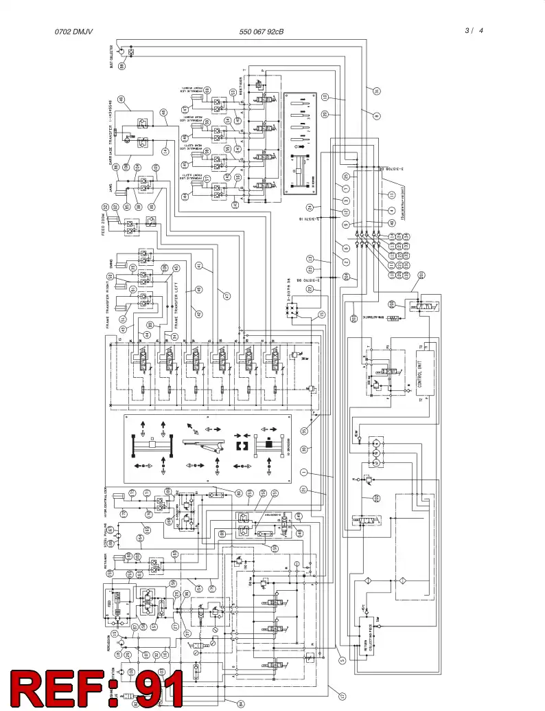 82674839 826 748 39 HYDRAULIC HOSE ASSEMBLY - Sandvik Technical Drawing