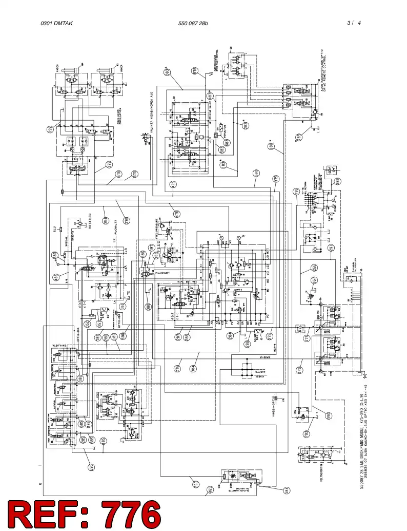 82678879 826 788 79 HOSE ASSY - Sandvik Technical Drawing