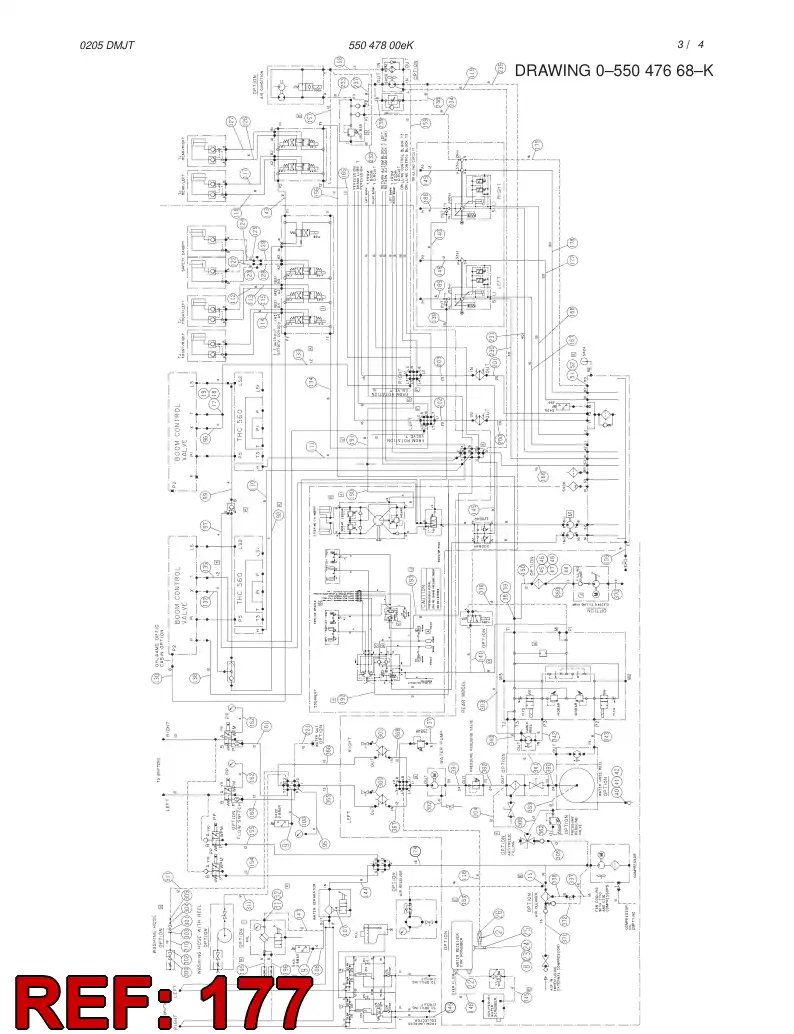 82705869 827 058 69 HYDRAULIC HOSE ASSEMBLY - Sandvik Technical Drawing