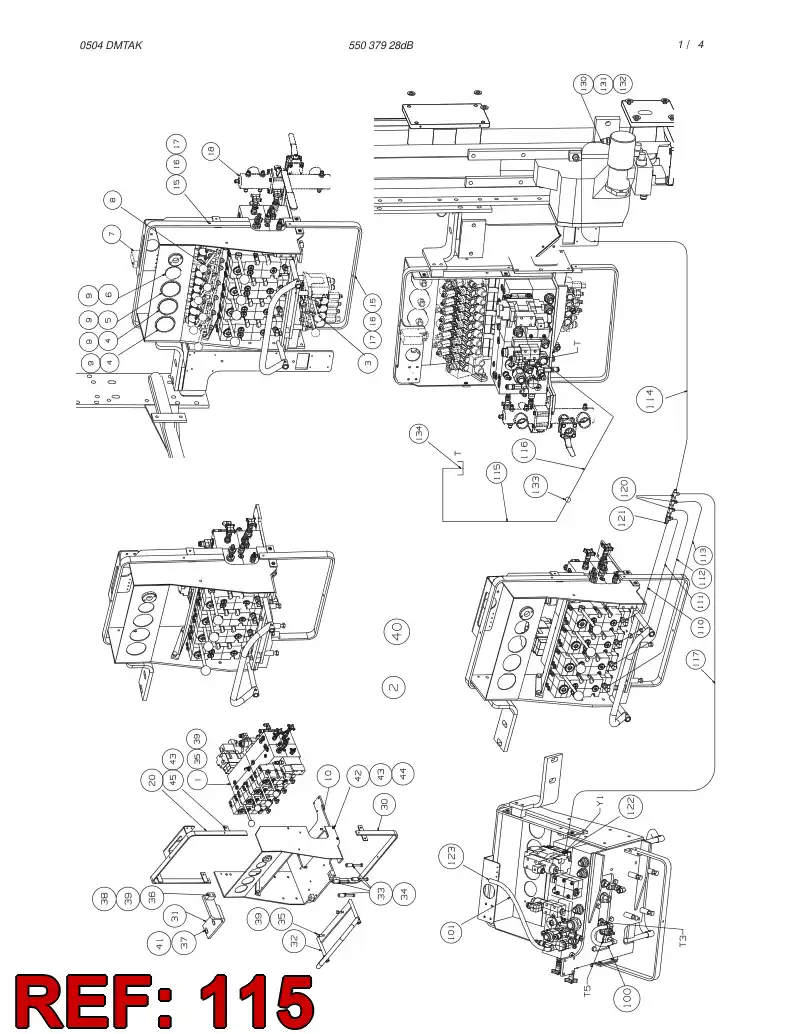 82711039 827 110 39 HOSE ASSY - Sandvik Technical Drawing
