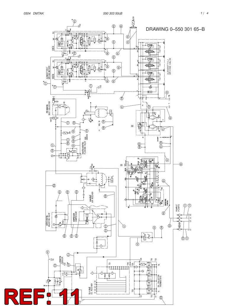82716809 827 168 09 HOSE ASSY - Sandvik Technical Drawing