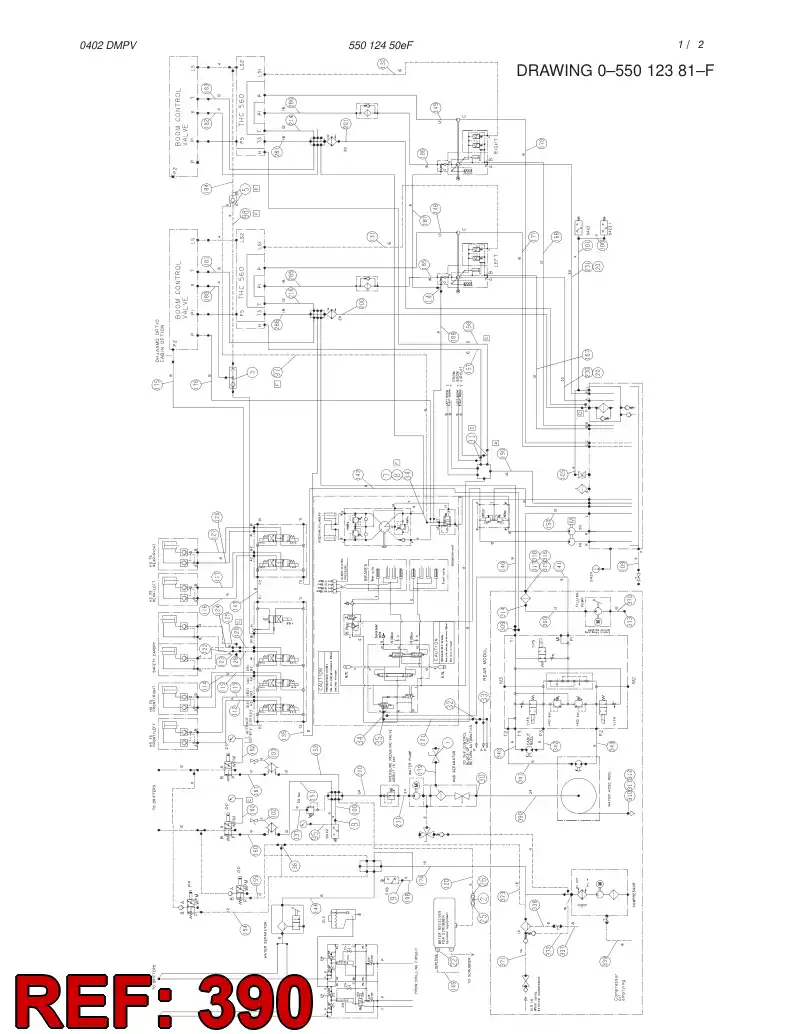 82742309 827 423 09 HOSE ASSY - Sandvik Technical Drawing